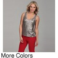 Jessica Simpson Junior's Betsey Sleeveless Sequin Top