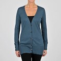 Cullen Women's Silk- and Cashmere-blend Button Cuff Long Cardigan