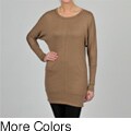 Cullen Women's Silk- and Cashmere-blend Dolman Sleeve Button Back Tunic