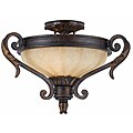 Triarch International Venus 2-light English Bronze Semi-Flush Mount