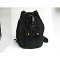 Black 'Paratrooper' 19-inch Canvas Sport Backpack