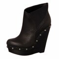 Jessica Simpson Women's 'Esteen' Black Studded Leather Ankle Boots FINAL SALE