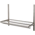 freedomRail 30-Inch Nickel Tiered Ventilated Shelf