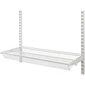 freedomRail White 30-inch Tiered Ventilated Shelf