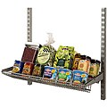 freedomRail Nickel 24-inch Tiered Ventilated Shelf