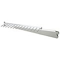 freedomRail Nickel Sliding Tie and Belt Rack