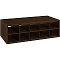 freedomRail Chocolate Pear 'Big-O-Box' Cubby