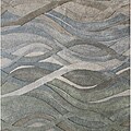 Alliyah Handmade New Zeeland Blend Classic' Grey/Green Wool Rug 6 ft Square