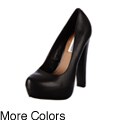 Steve Madden Women's 'Danitty' Black Platform Pumps
