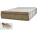 Spinal Response Aloe 15-inch Queen-size Pillow Top Gel Memory Foam Mattress