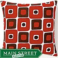 Jiti Pillows Geo Red Decorative Pillow