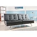 Memphis BLack Double Cusion Sofa Bed