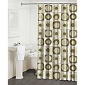 'Vintage Squares Pearl' Shower Curtain