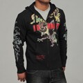 Ed Hardy Men's Black Eagle and Tiger Hoodie