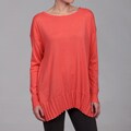 Cupio Women's Oversized Ribbed Hem Sweater
