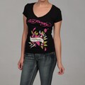 Ed Hardy Women's Heart and Dagger Tee