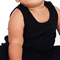 American Apparel Infant Black Rib Tank Top