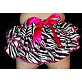 Just Girls Zebra Ruffle Bloomers and Crib Shoes Set