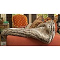 Chinchilla Faux Fur Oversized Throw Blanket