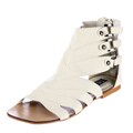 Tash Limited Women's 'Ann' Beige Gladiator Sandals