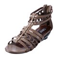 Tash Limited Women's 'Kelsi' Brown Wedge Sandals