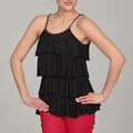 Cable & Gauge Women's Goldtone Chain Top