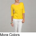 Cable & Gauge Women's Button Detail Top