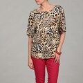Cable & Gauge Women's Animal-inspired Wide Banded Top
