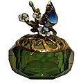 Cristiani Blue Bird Crystal Base Double Box