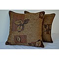 Sherry Kline 18-inch Leigh Brown Decorative Pillows (Set of 2)