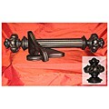 Royal Crown Antique Bronze 4-Foot Wood Pole Set