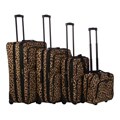 American Trunk and Case Voyager Leopard 4-piece Luggage Set