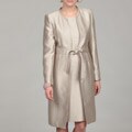 Anne Klein Women's Pebble Belted Jacket Dress