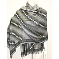 Selection Privee Paris Silk Plaid Shawl Wrap