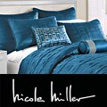 Nicole Miller City Square Peacock King-size Coverlet