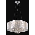 Chrome 7-light Crystal Drop Chandelier