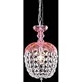 Pink 1-Light Chandelier