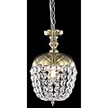 Golden Teak Pendant Chandelier