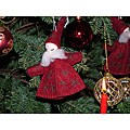 Set of 2 Felted Wool Christmas Ornaments (Nepal)
