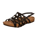 Kalso Earth Women's 'Elegant' Black Leather Sandals