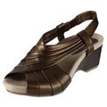 Earthies by Earth Women's 'Sonoma' Bronze Leather Sandals