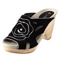 Earthies by Earth Women's 'Tropez' Black Leather Sandals