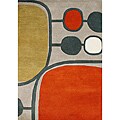 Handmade Aluminum New Zealand Wool Rug (5' x 8')