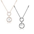 Collette Z White Quartz By the Yard Necklace