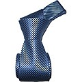 Dmitry Men's Light Blue Striped Italian Silk Tie
