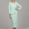 John Meyer Women's Four-button Skirt Suit