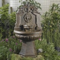 Big Copper Lion Head Water Fountain