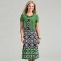 Julian Taylor Women's Herbal/ Green 2-piece Dress