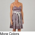 Oleg Cassini Women's Embroidered/ Sequined Dress