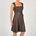Oleg Cassini Women's Novelty Tweed Daytime Dress